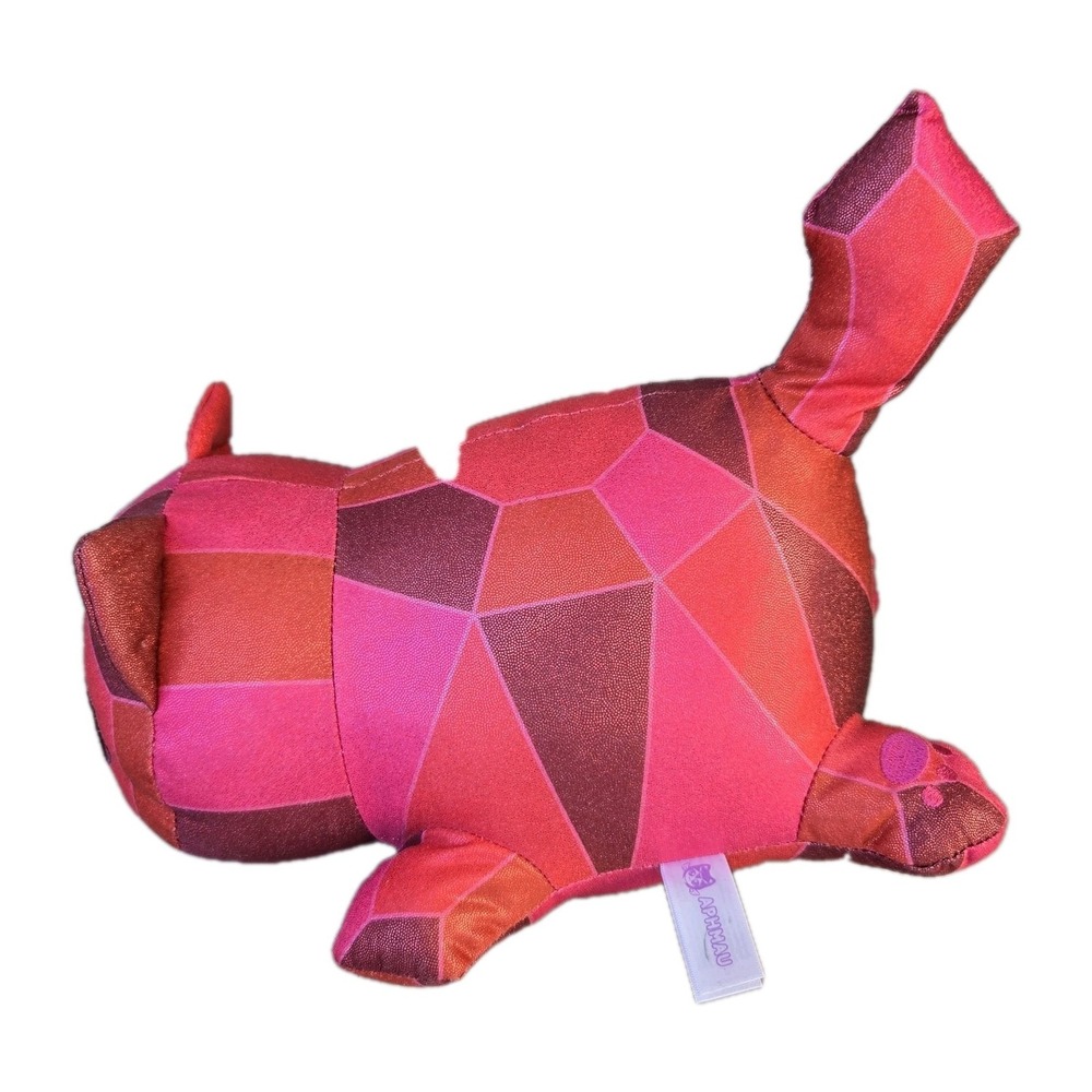 Aphmau MeeMeows LARGE PLUSH 11" RUBY Red Cat‎ Stuffed Animal Embroidered Eyes - Picture 4 of 12